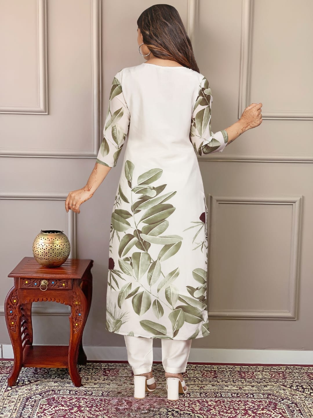 KF 525 French Crepe Digital Printed Kurti With Bottom Dupatta Wholesale Price In Surat